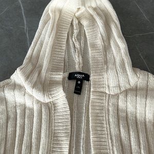 Aqua Girls’ Chenille Hooded Cardigan